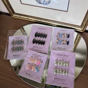 Dear You Glue-On Nails Bundle (set of 5)